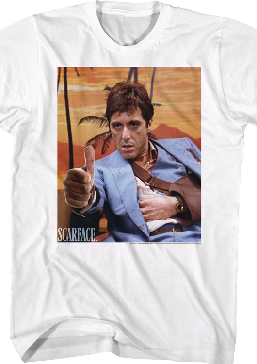 Tony Montana Thumbs Up Scarface T-Shirt - main product image
