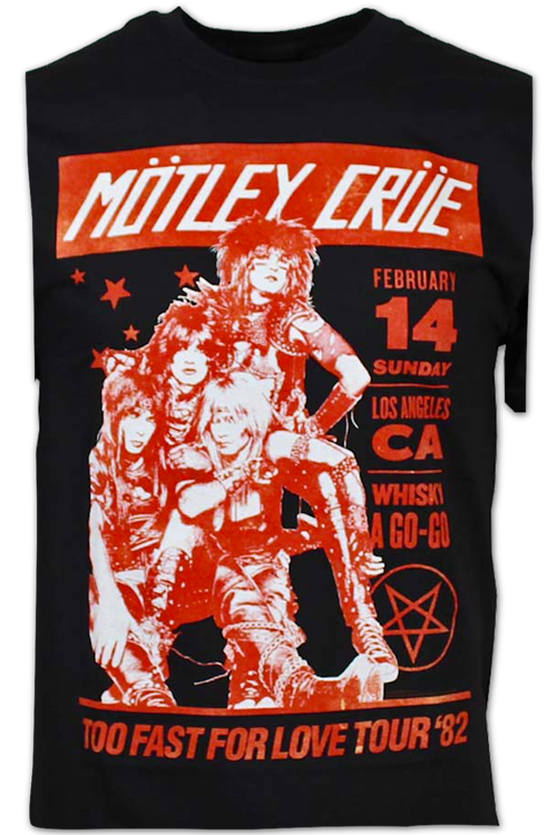 Too Fast For Love Tour Motley Crue T-Shirtmain product image