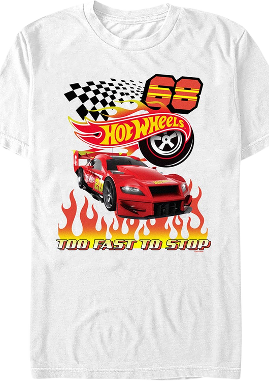 Too Fast To Stop Hot Wheels T-Shirt - main product image