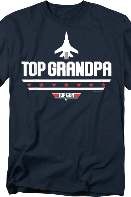 Top Grandpa Top Gun T-Shirt - main product image