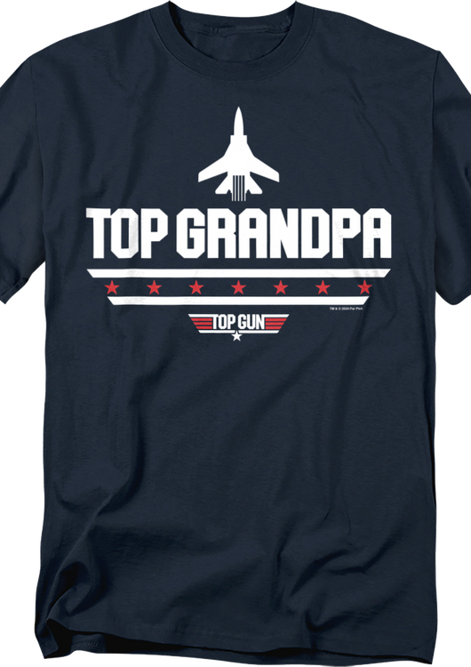 Top Grandpa Top Gun T-Shirt - main product image