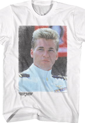 Top Gun Iceman Portrait T-Shirt