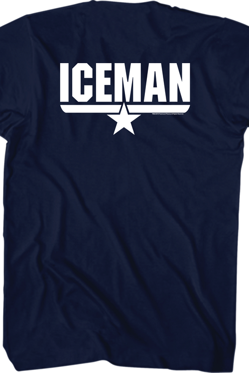 Top Gun Iceman Name T-Shirtmain product image