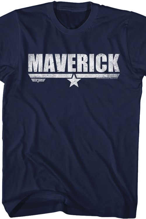 Distressed Top Gun Maverick T-Shirt - main product image