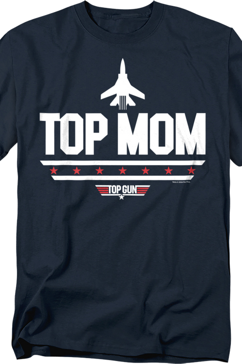 Top Mom Top Gun T-Shirt - main product image