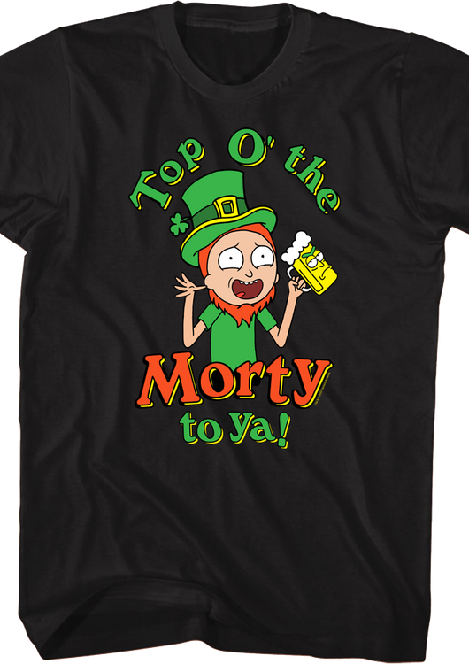 Top O' The Morty To Ya Rick And Morty T-Shirt - main product image