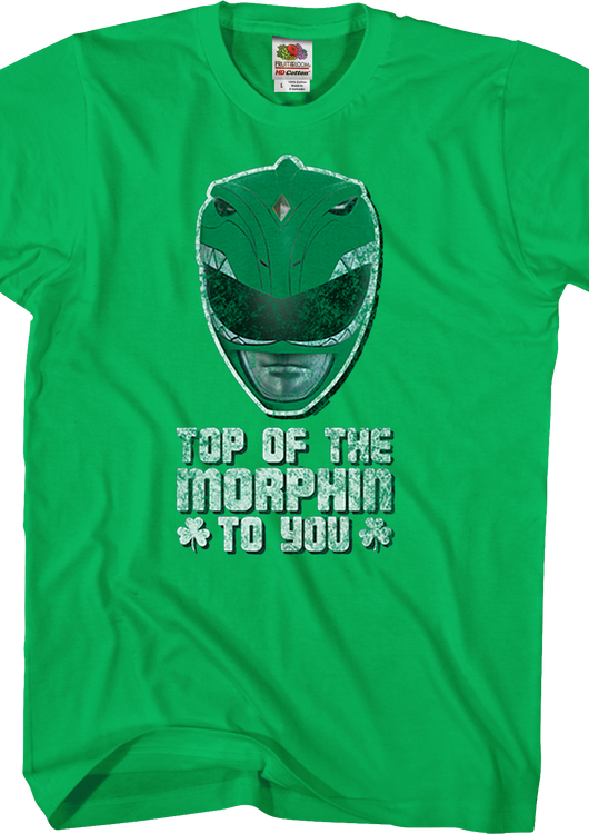 Top Of The Morphin To You Mighty Morphin Power Rangers T-Shirt - main product image
