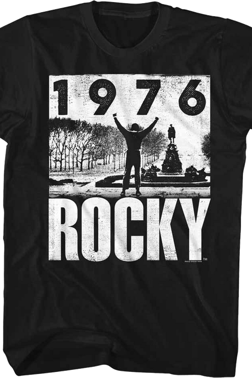 Top Of The Steps 1976 Rocky T-Shirtmain product image
