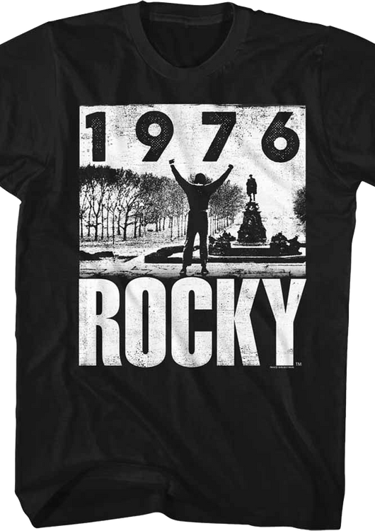 Top Of The Steps 1976 Rocky T-Shirt - main product image