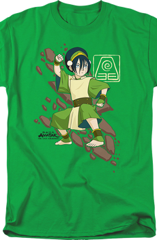 Toph Rock Slide Avatar The Last Airbender T-Shirt