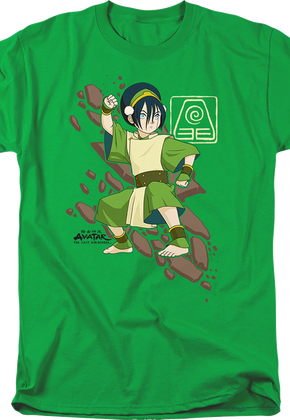 Toph Rock Slide Avatar The Last Airbender T-Shirt