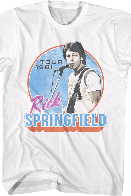 Tour 1981 Rick Springfield T-Shirtmain product image