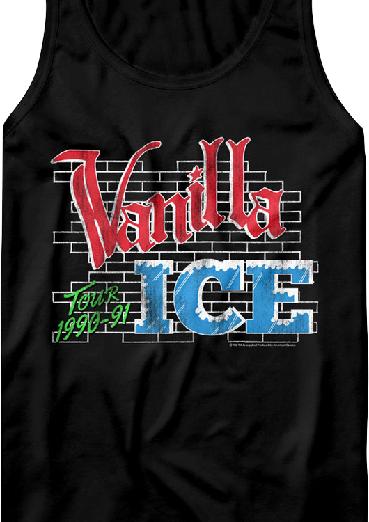 Tour 1990-91 Vanilla Ice Tank Top - main product image