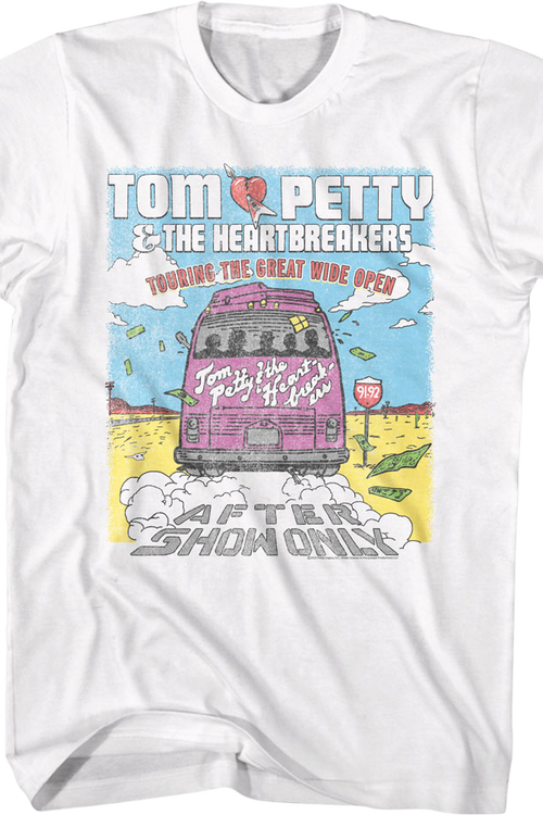 Touring The Great Wide Open Tom Petty & The Heartbreakers T-Shirtmain product image