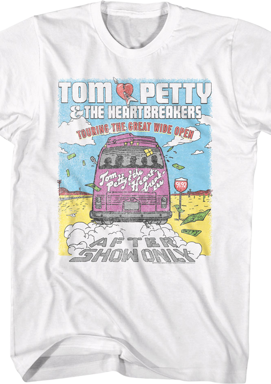 Touring The Great Wide Open Tom Petty & The Heartbreakers T-Shirt - main product image