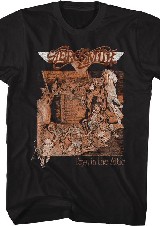 Toys In The Attic Album Cover Aerosmith T-Shirt - main product image