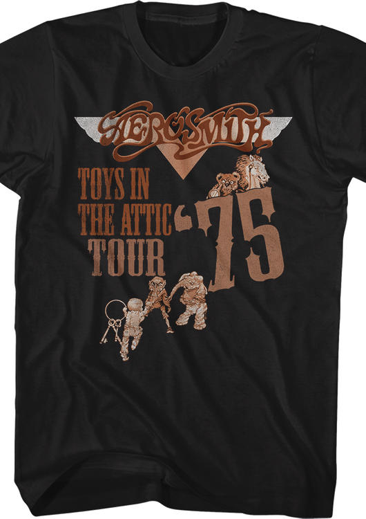 Toys In The Attic Tour '75 Aerosmith T-Shirt - main product image