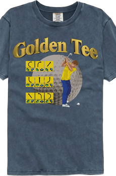 Trackball Control Golden Tee Golf Comfort Colors Brand T-Shirt