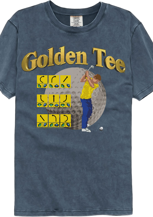 Trackball Control Golden Tee Golf Comfort Colors Brand T-Shirt - main product image
