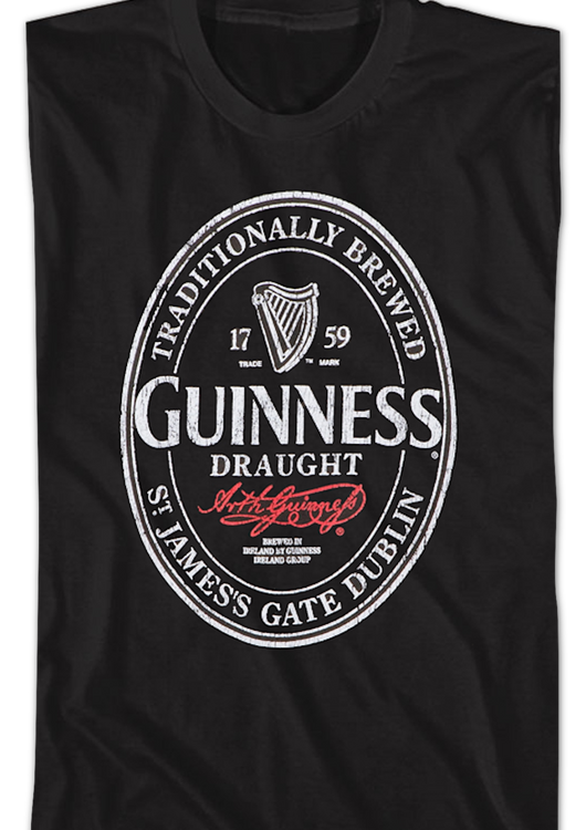 Traditionally Brewed Guinness T-Shirt - main product image