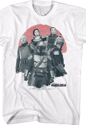 Tragedy Collage The Mandalorian Star Wars T-Shirt