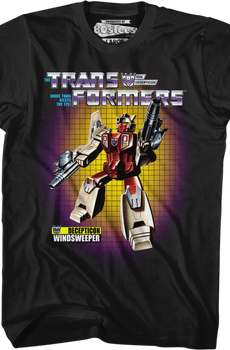 Box Art Windsweeper Transformers T-Shirt