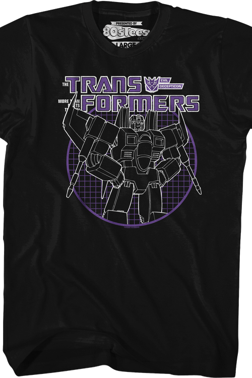 Starscream Circle Grid Transformers T-Shirtmain product image
