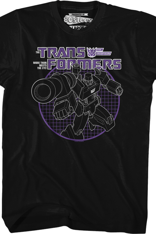 Megatron Circle Graph Transformers T-Shirtmain product image