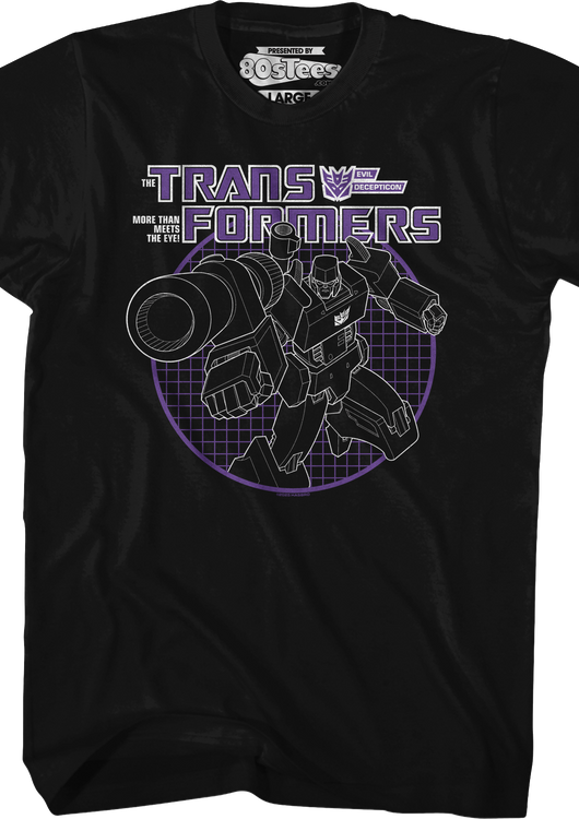 Megatron Circle Graph Transformers T-Shirt - main product image