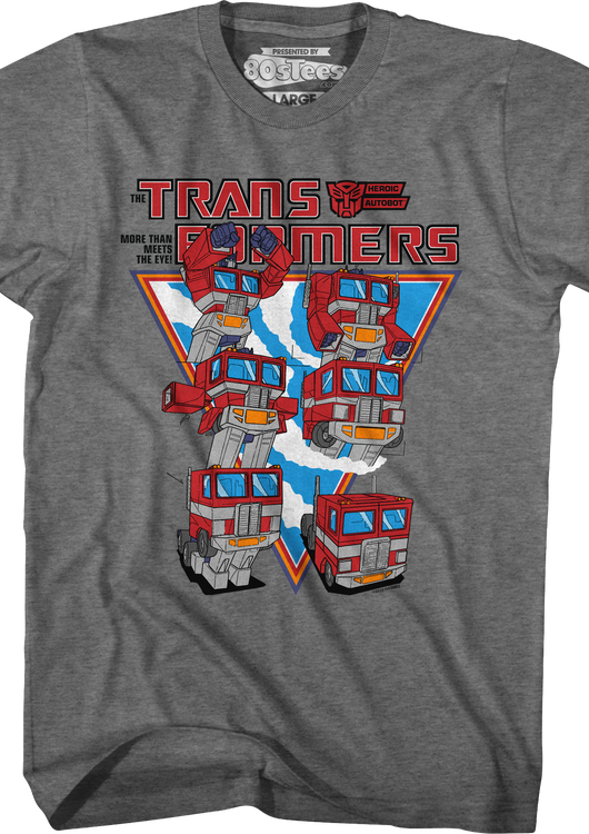 Optimus Prime Form Steps Transformers T-Shirt - main product image
