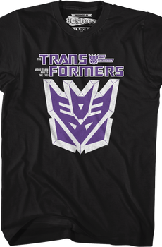 Decepticon 3-D Logo Transformers T-Shirt