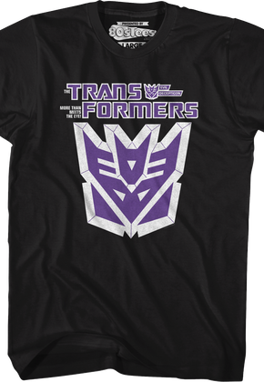 Decepticon 3-D Logo Transformers T-Shirt