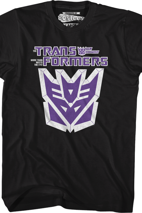Decepticon 3-D Logo Transformers T-Shirtmain product image