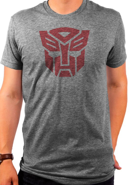 Transformers Autobot Logo Grey T-Shirt - main product image