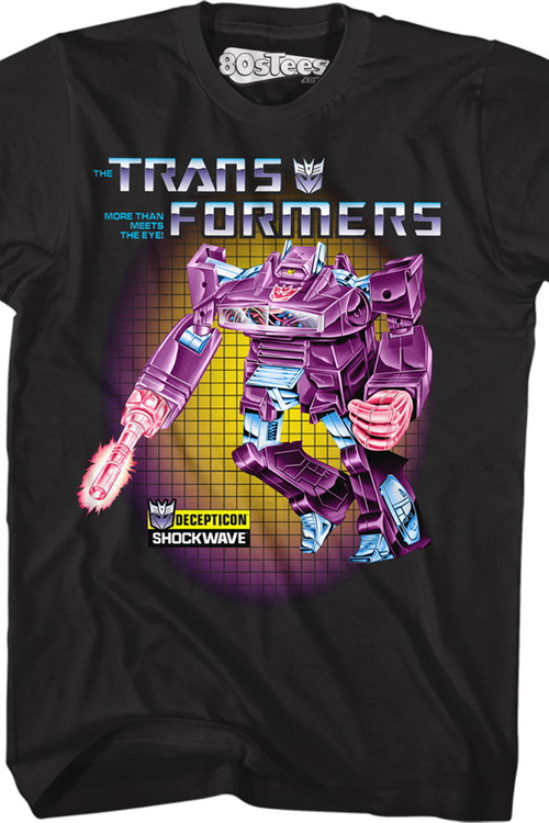 Transformers Box Art Shockwave T-Shirtmain product image