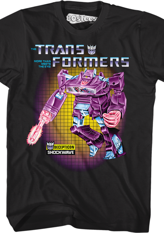 Transformers Box Art Shockwave T-Shirt - main product image