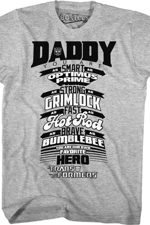 Transformers Father's Day T-Shirt - main product image