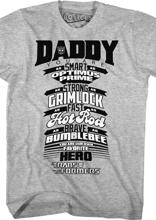 Transformers Father's Day T-Shirt - main product image