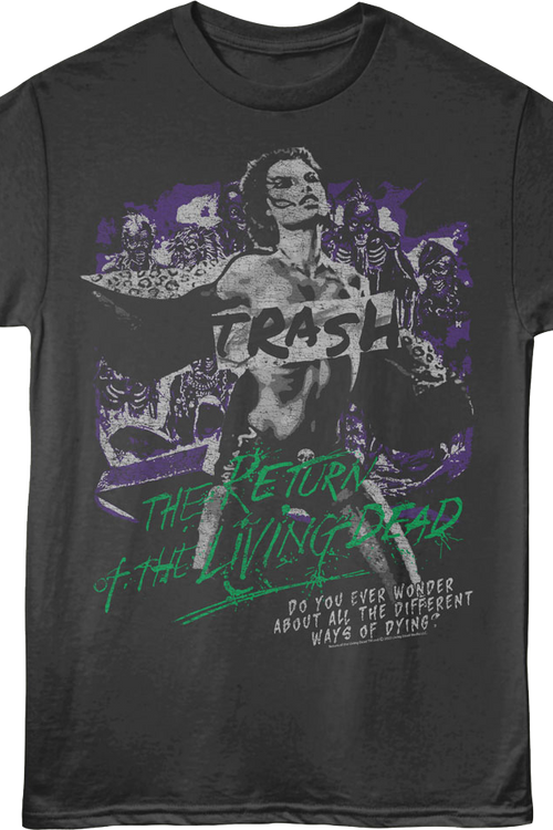 Trash Different Ways Of Dying Return Of The Living Dead T-Shirtmain product image