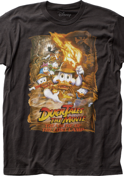 Treasure of the Lost Lamp Movie Poster DuckTales T-Shirt - main product image