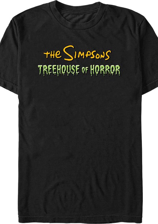 Treehouse Of Horror Logo The Simpsons T-Shirt - main product image