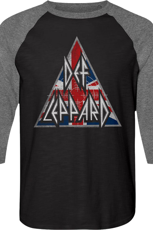 Triangle Def Leppard Raglan Baseball Shirtmain product image