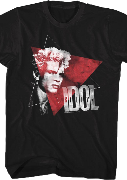 Triangles Billy Idol T-Shirt - main product image