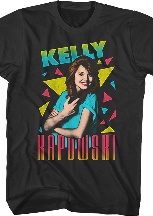 Triangles Kelly Kapowski Saved By The Bell T-Shirt - main product image