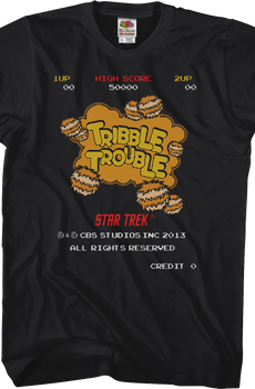 Tribble Trouble Video Game Star Trek T-Shirt