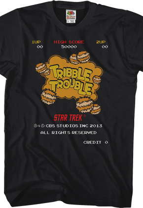 Tribble Trouble Video Game Star Trek T-Shirt