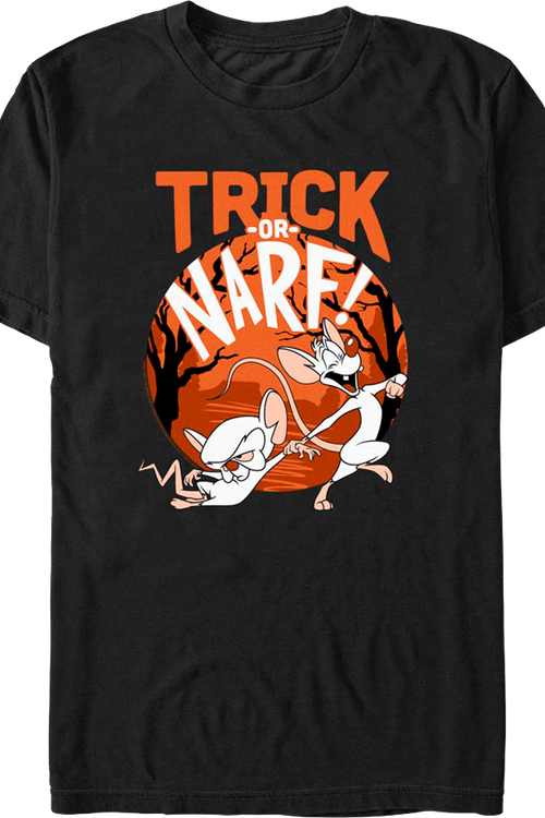 Trick or Narf Pinky and the Brain T-Shirtmain product image