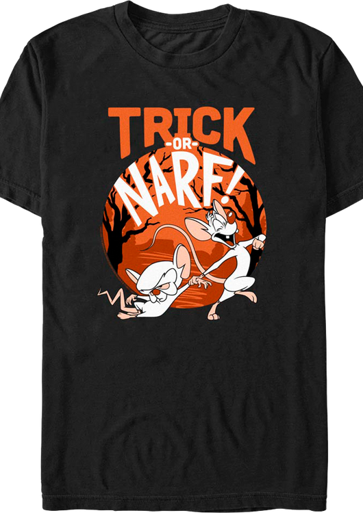 Trick or Narf Pinky and the Brain T-Shirt - main product image