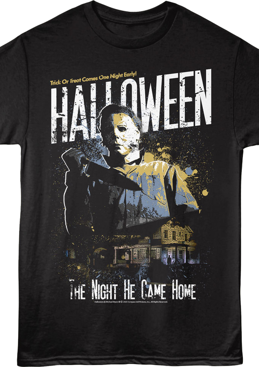 Trick Or Treat Comes One Night Early Halloween T-Shirt - main product image
