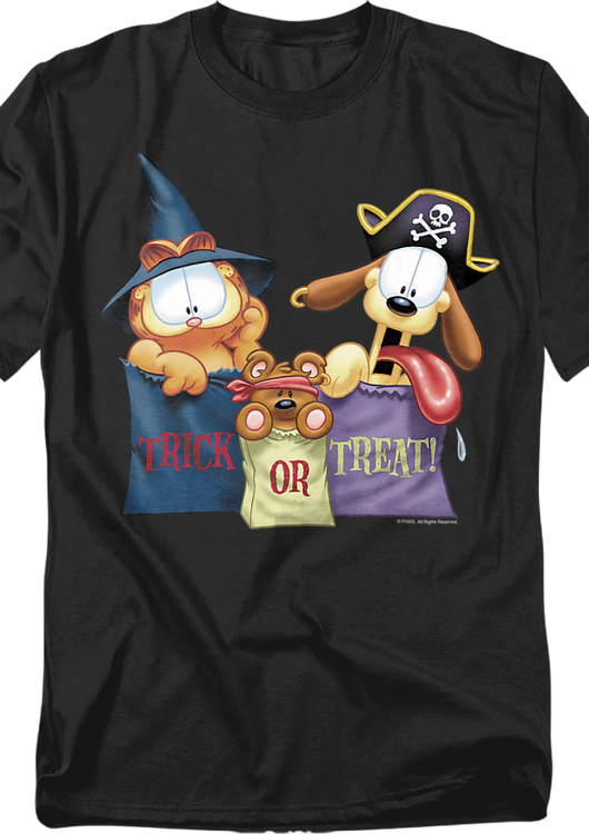 Trick or Treat Garfield T-Shirt - main product image